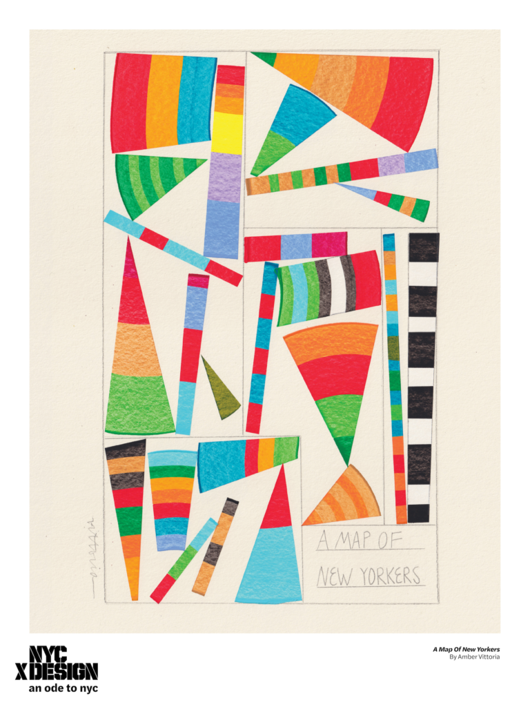 Poster A Map Of New Yorkers By Amber Vittoria